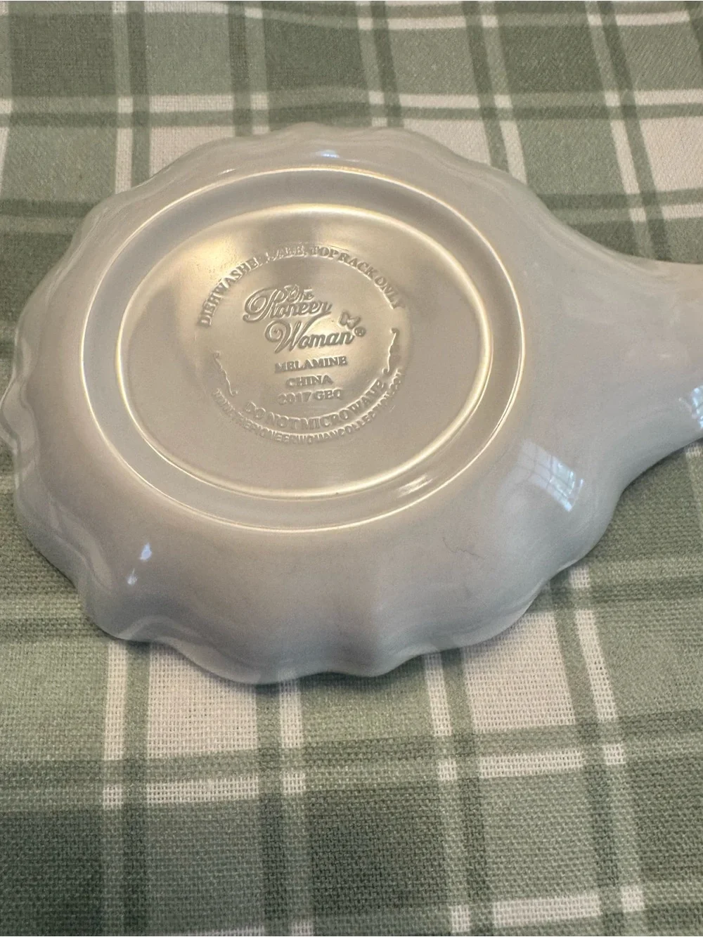 The Pioneer Woman Red and Blue Floral Ceramic Spoon Rest